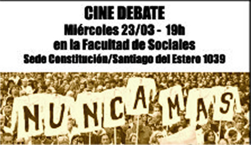 Cine debate con Proyecto Sur