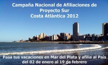 Proyecto Sur sigue afiliando en Mar del Plata