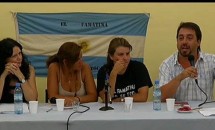Maristella Svampa, Carina Díaz Moreno, Marcela Crabbe y Enrique Viale.