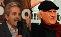 Jorge Cardelli y Fernando "Pino" Solanas, diputados nacionales de Proyecto Sur.