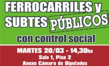 Audiencia Pública sobre los Ferrocarriles