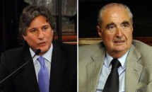 Amado Boudou y Esteban Righi.