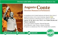 El acto será el 23 de abril a las 18 en la Legislatura.